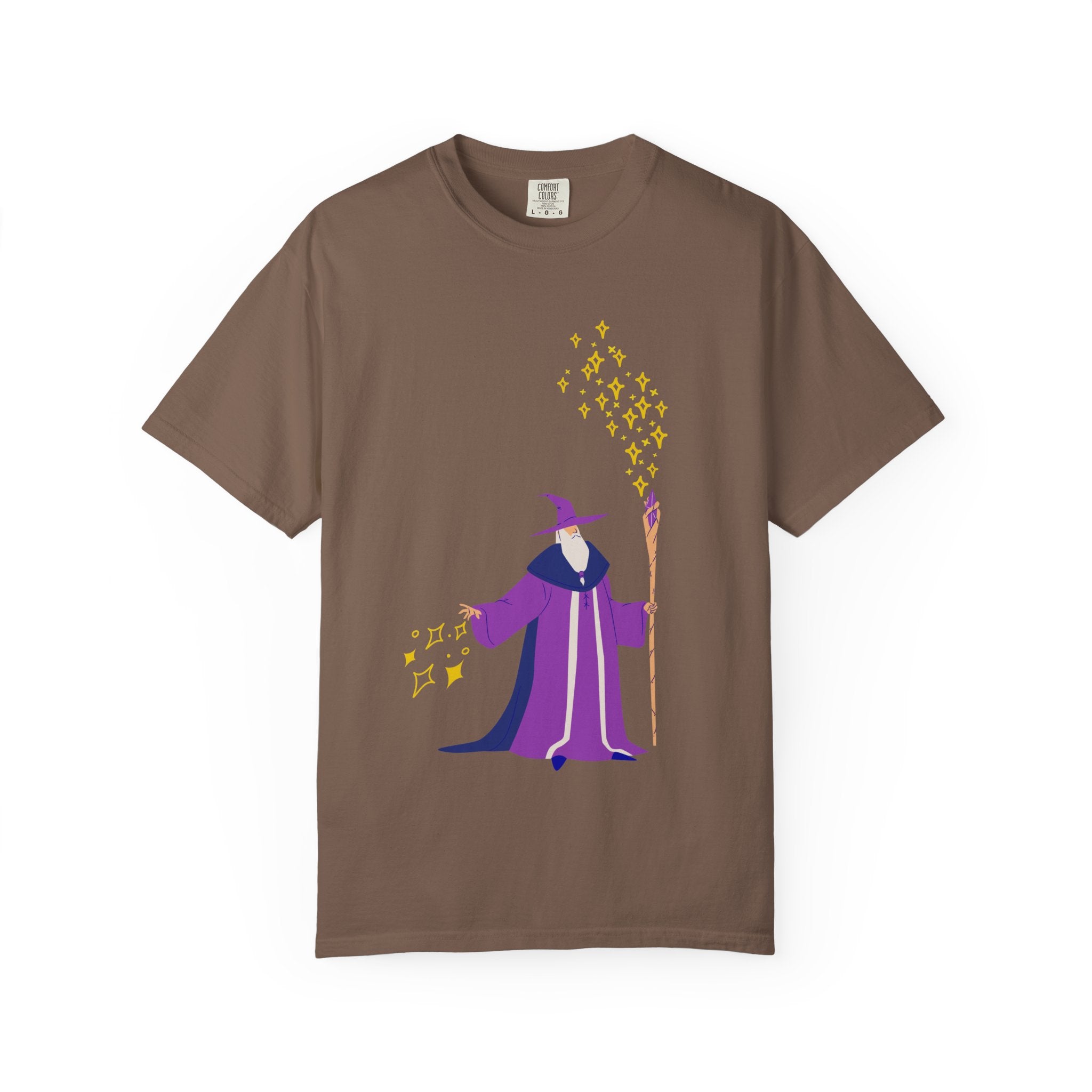 Funny Wizard Castling Spells T-shirt Unisex Garment-Dyed